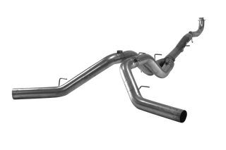 2017-2019 Duramax 5" Downpipe Back Dual Exhaust No Muffler (FLO-780)